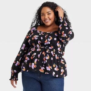 NWT Floral top